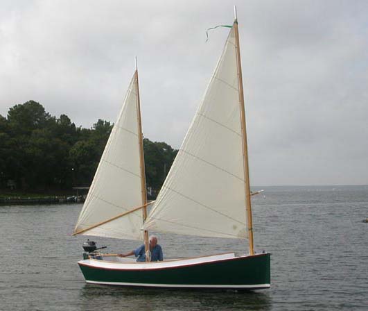 12-foot daysailer. wooden daysailer