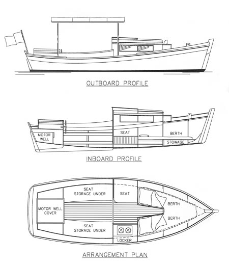 Redwing 18 - Power Camp Cruiser - Boat Plans - Boat Designs