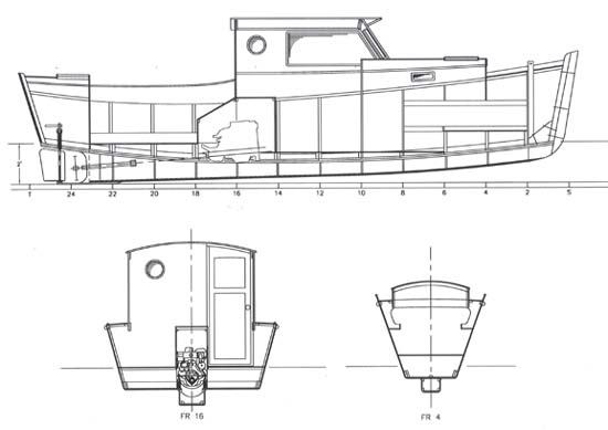 Redwing 26 Pilothouse Power Cruiser Boat Plans Boat Designs