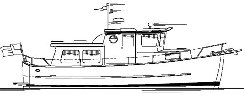 Trailer Trawler 28 - Power Cruiser/Trawler Yacht - Boat 